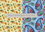create unique watercolor seamless pattern design